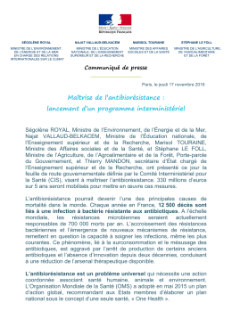 2016.11.17 / SR-NVB-MT-SLF-TM-Antibiorésistance