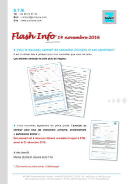 Flash info n&deg; 18