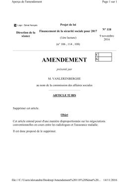télécharger l`amendement n°118