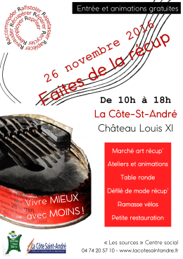 De 10h à 18h La Côte-St-André Château Louis XI