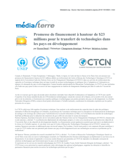 COP22 : Proclamation de Marrakech pour l`Action en