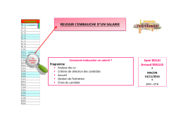 R&eacute;ussir l`Embauche d`un salari&eacute;