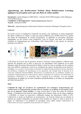 Apprentissage par Renforcement Profond (Deep