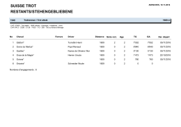 2 Restants - Stehengebliebene