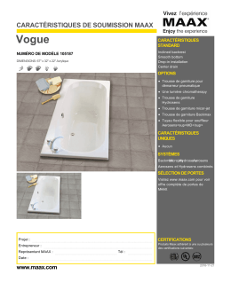 Vogue - Maax