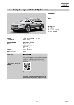 Audi A4 allroad quattro Design Luxe 2.0 TDI 140 kW (190 ch) S