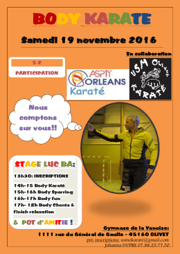 body karate - ASPTT Orl&eacute;ans Karat&eacute;