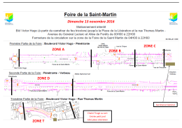 ZONE A ZONE D ZONE T ZONE C ZONE B Dimanche 13 novembre