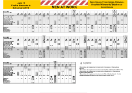 Horaires des autobus