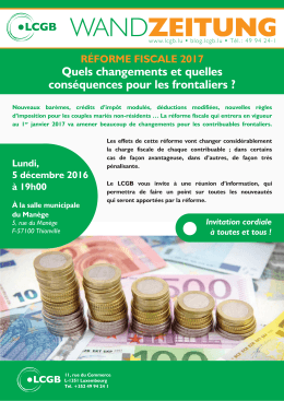 Quels changements et quelles cons&eacute;quences pour les frontaliers ?
