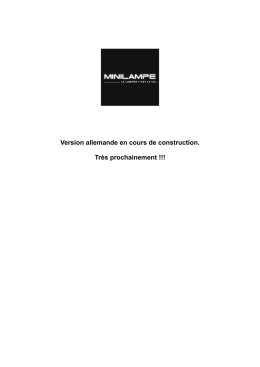 Version allemande en cours de construction. Très