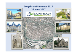 Congrès de Printemps 2017 26 mars 2017