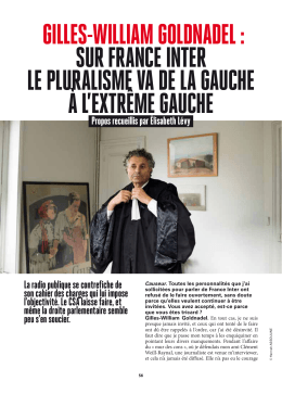 GOLDNADEL-CAUSEUR - Over-blog