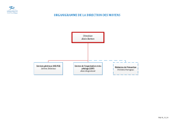 Direction des Moyens [PDF