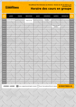 T&eacute;l&eacute;charger cet horaire