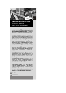 (orientation génie civil) 100% (temps partiel possible)