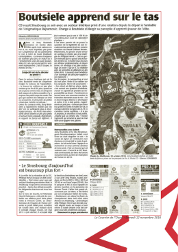 Le Courrier de l`Ouest &ndash;Samedi 12 novembre 2016