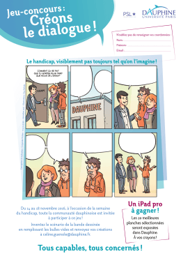 Cr&eacute;ons le dialogue