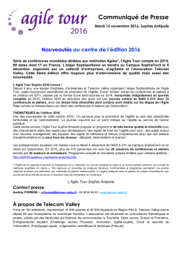 Communiqué de Presse