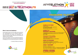 T&eacute;l&eacute;thon 2016 - Monistrol-sur-Loire - Mairie de Monistrol-sur