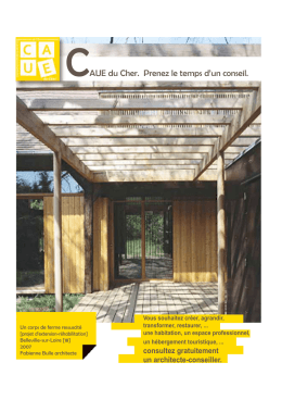 conseil architectural gratuits pour les particuliers