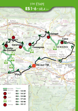 1&egrave;re &Eacute;TAPe ES1&raquo; 6 - 68,4 km