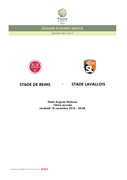 Dossier d`avant-match