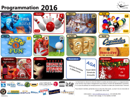 calendrier 2016