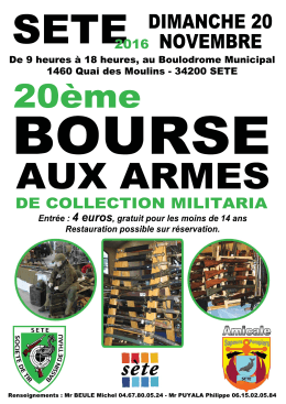 2016 11 - Bourse aux Armes