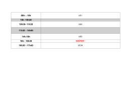 Planning CCB