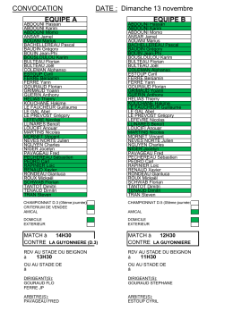 Convocation du 20-12-15