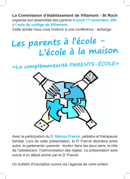 L`&eacute;cole &agrave; la maison