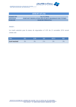 AVIS N&deg; 67/16