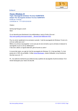 Forum: Windows 10