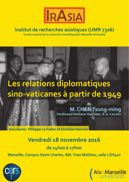 Les relations diplomatiques sino
