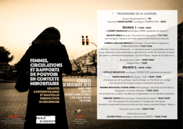 Femmes, ciRculations et RappoRts de pouvoiR en