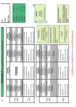 Bulletin d`inscription D