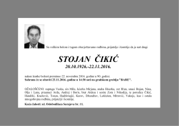 STOJAN ČIKIĆ