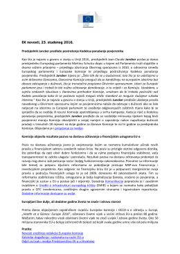 EK novosti, 23. studenog 2016.