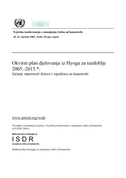 Hjogo okvir za djelovanje 2005