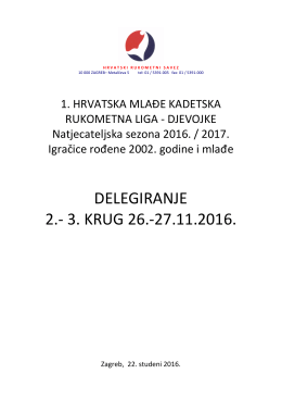 DELEGIRANJE 2.- 3. KRUG 26.