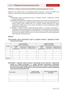 VJEŽBE 8. PRIMJENA RAČUNOVODSTVENIH POLITIKA