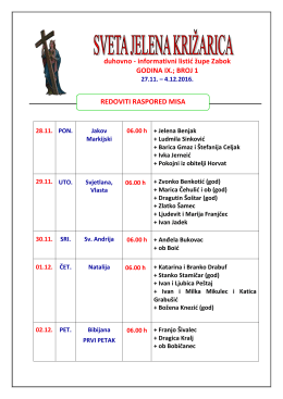 Prva nedjelja došašća listic-1