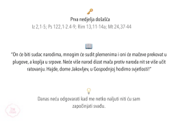 adventske molitvene kartice