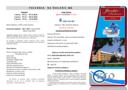 školenie KEO 2016