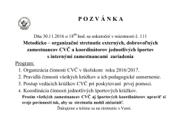 POZV &Aacute; NKA