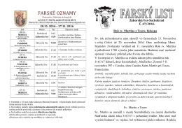 Farský list 47/2016