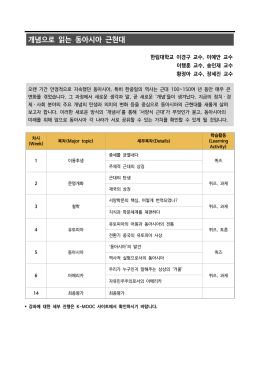 개념으로 읽는 동아시아 근현대