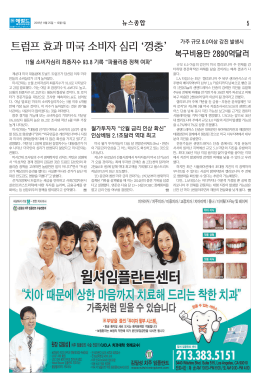 트럼프 효과 미국 소비자 심리 껑충