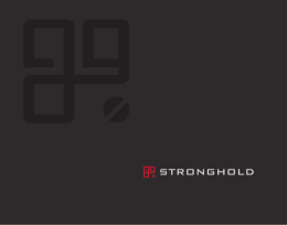 회사소개서 다운로드 - 스트롱홀드 | STRONGHOLD